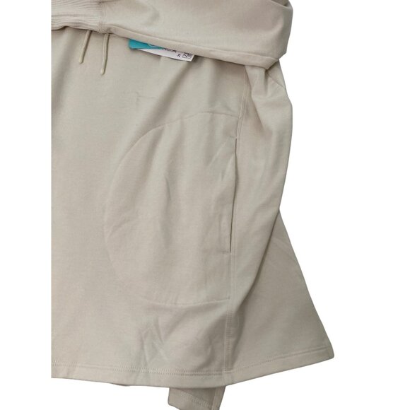 MTA Sport Womans Mauve Long Sleeve Tie Cowl Neck Pockets Athletic Top Size 2X - Picture 6 of 7